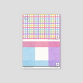 Sample of Bubblegum Gingham (Small) Wallpaper