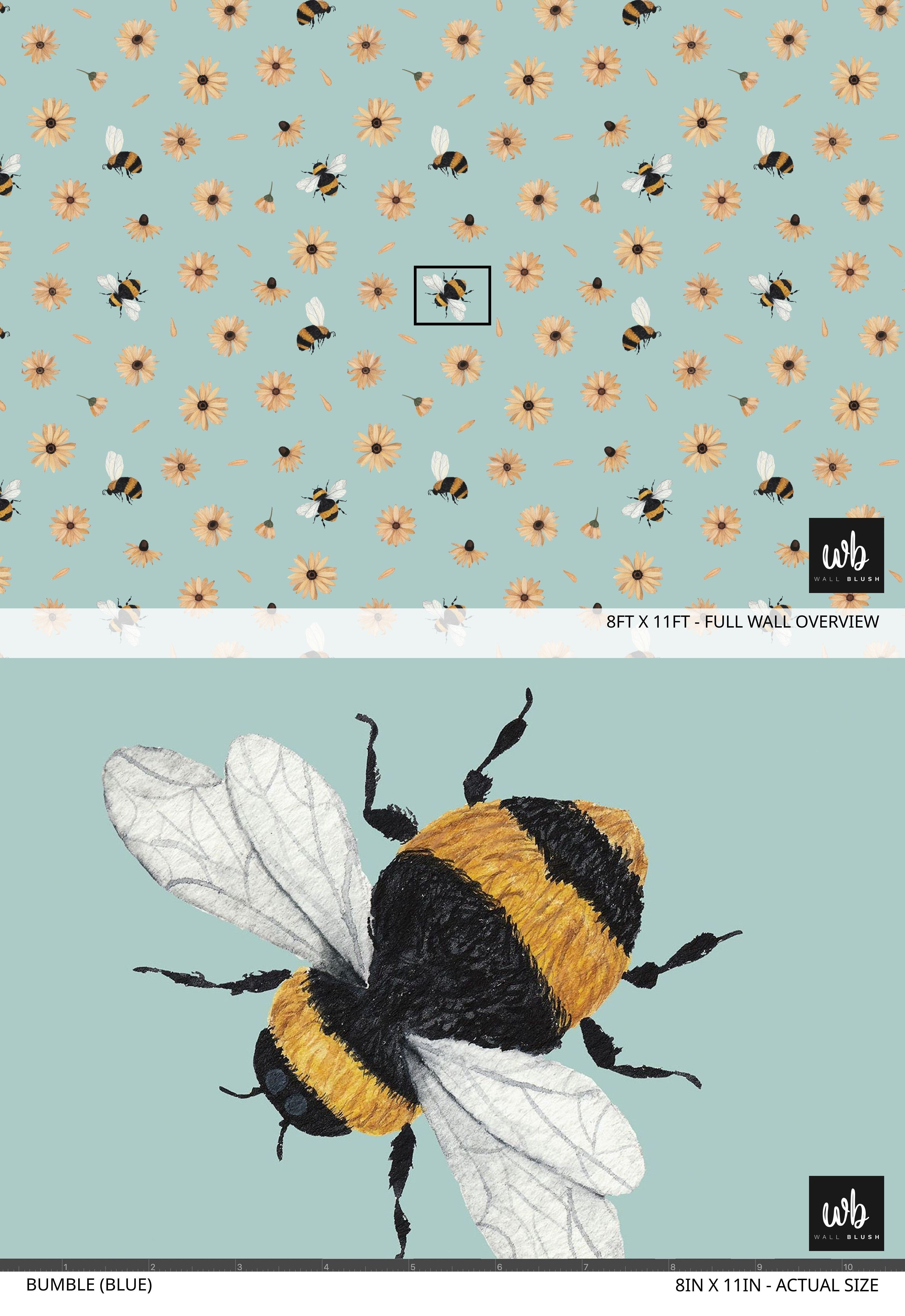 Bumble (Blue) Wallpaper