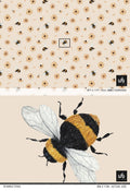 Sample of Bumble (Tan) Wallpaper