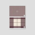 Sample of Alder Plaid (Burgundy) Wallpaper