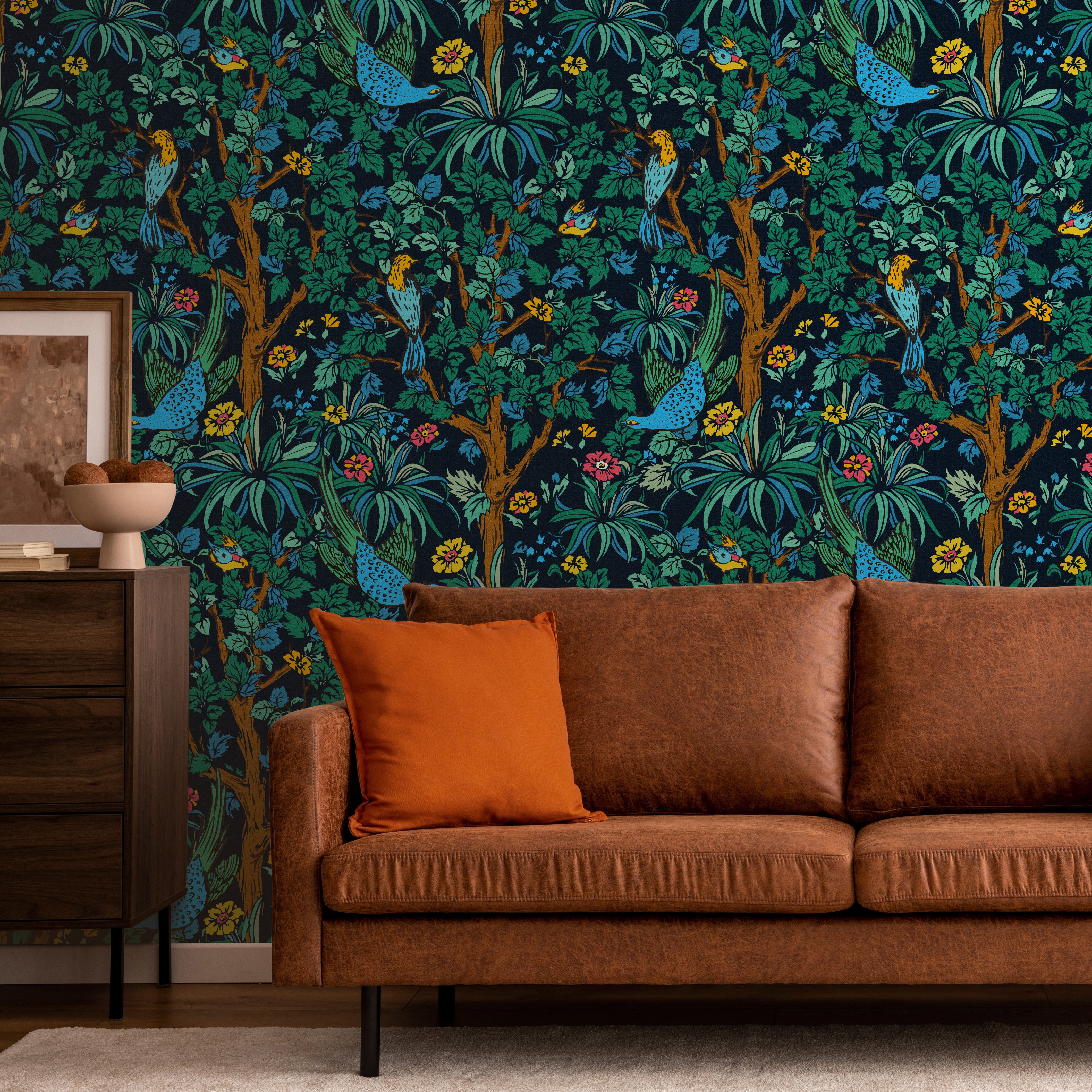 Flora Wallpaper Wallpaper - The Stefanie Bloom Line from WALL BLUSH