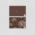 Sample of Floriola (Mauve) Wallpaper