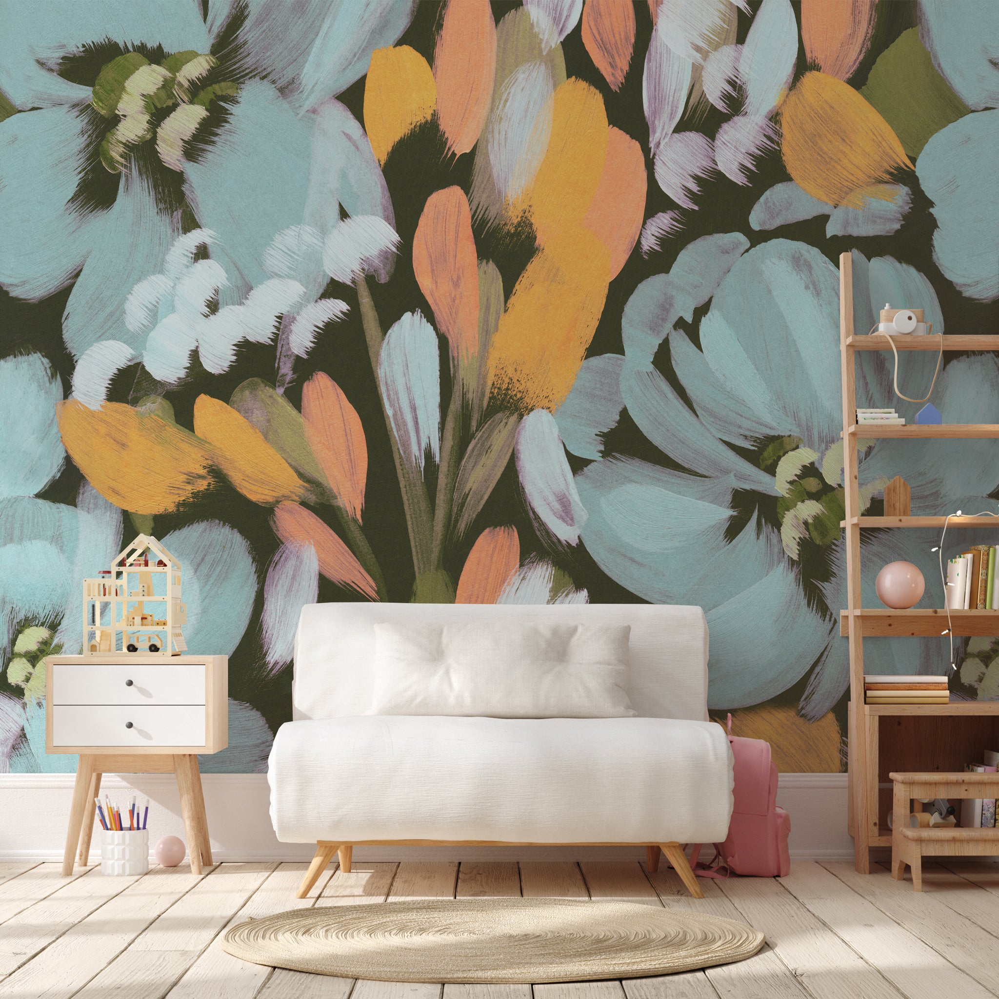 Lily Wallpaper Wallpaper - The Stefanie Bloom Line from WALL BLUSH