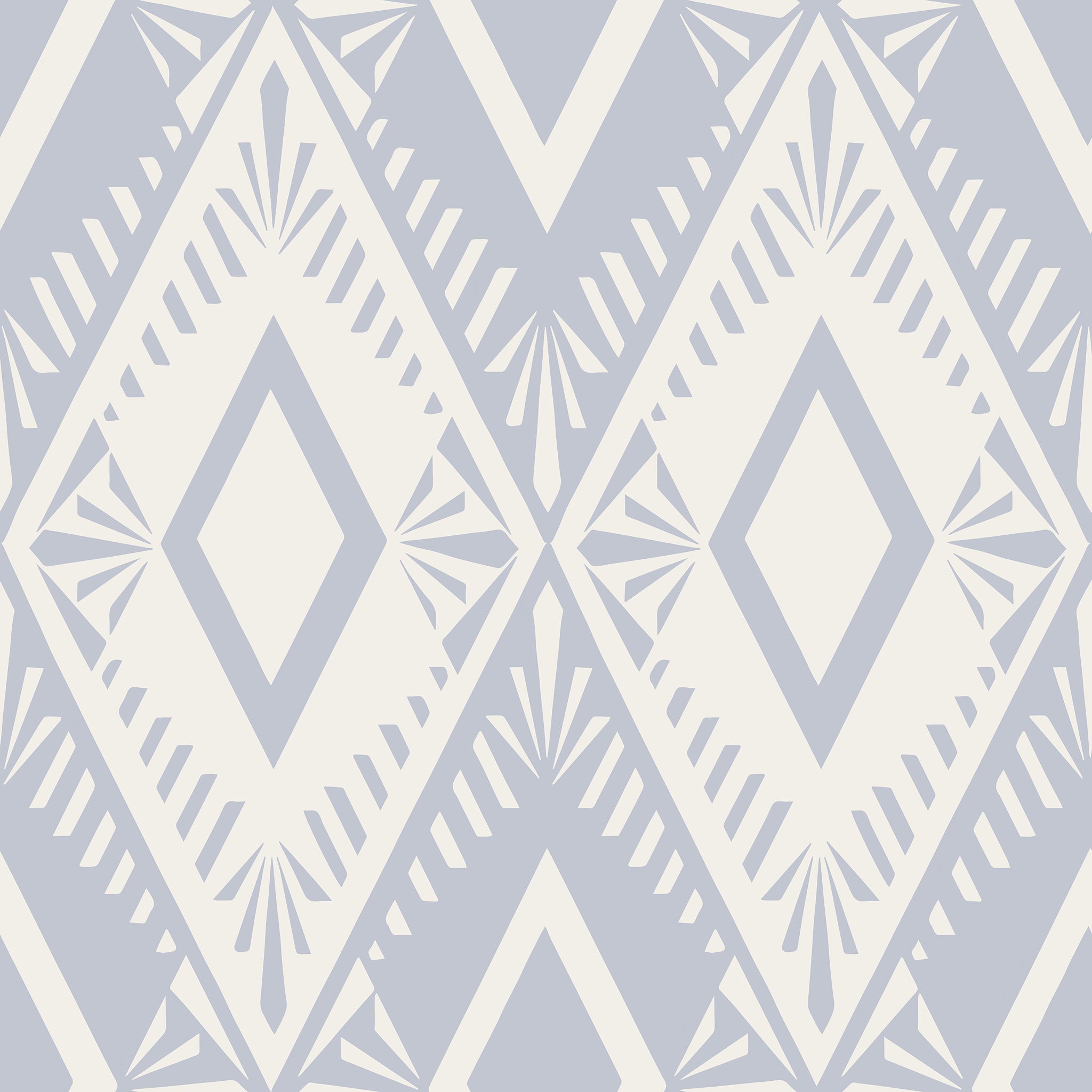 "Gloria Wallpaper by Wall Blush in stylish living room setting, geometric pattern focus"