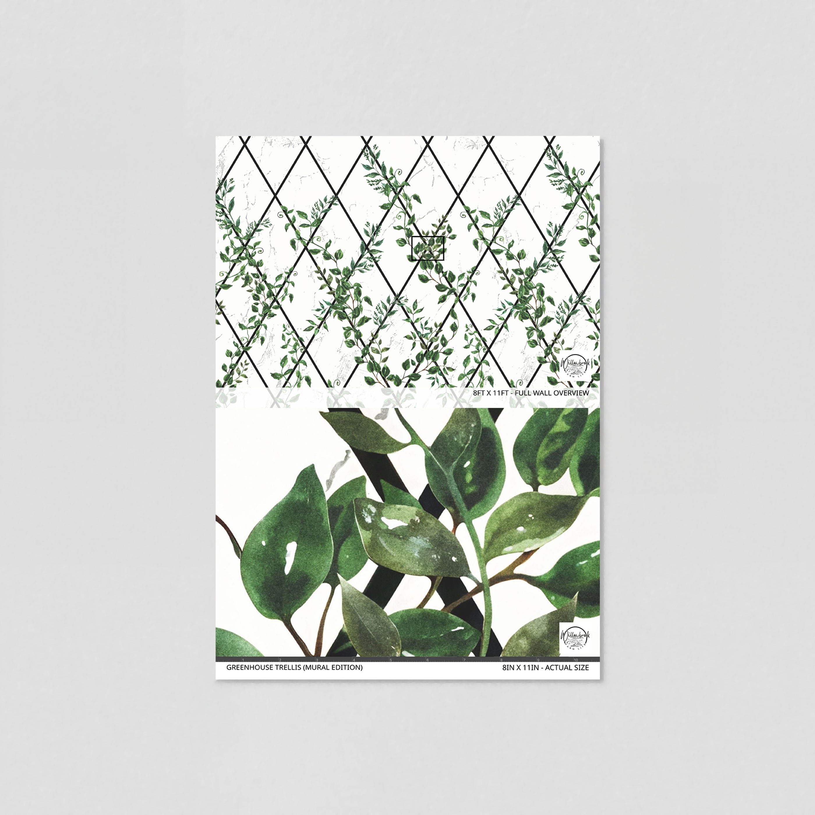 Greenhouse Trellis (Mural Edition) Wallpaper