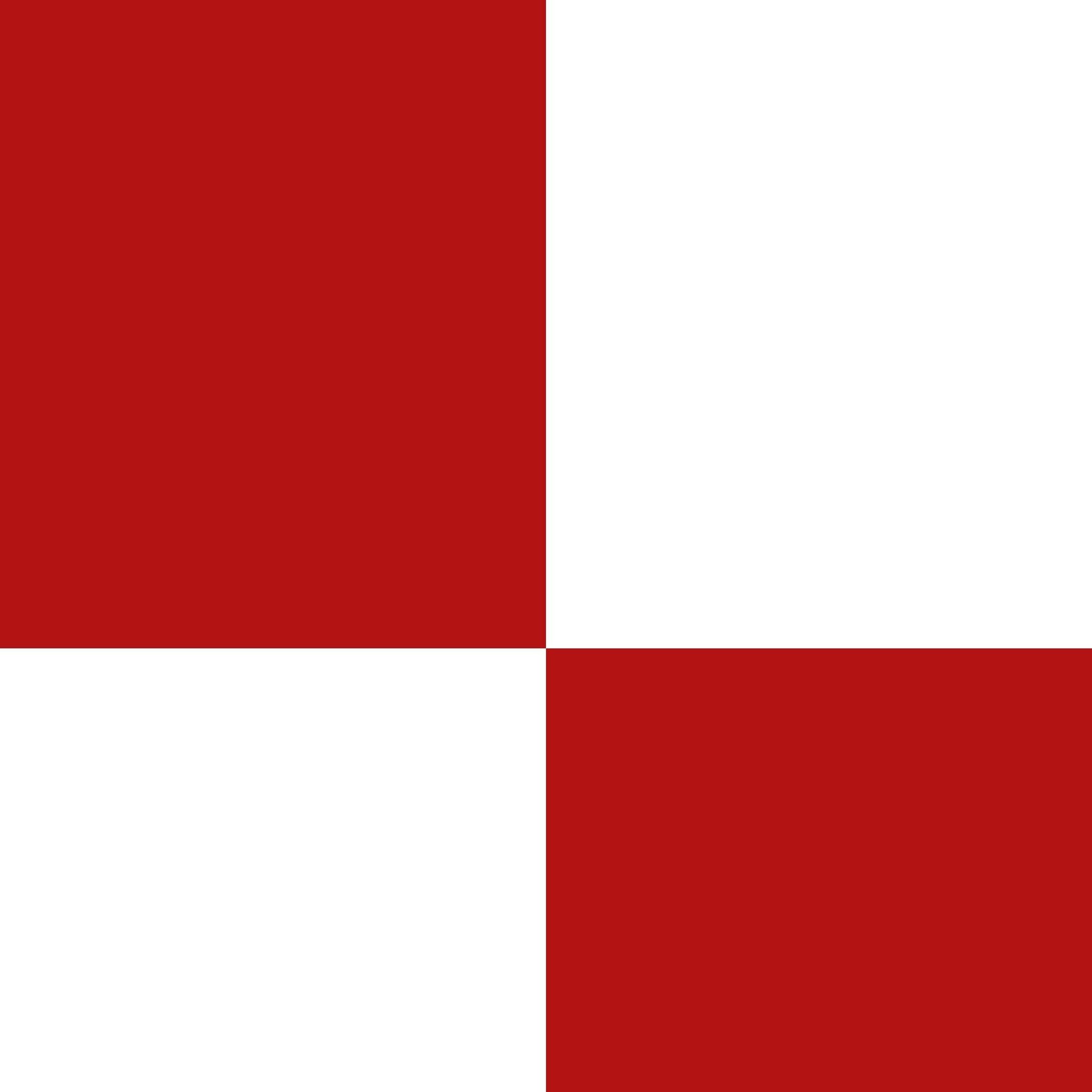 Large red and white checkerboard wallpaper pattern, bold geometric design.