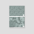 Sample of Midnight Bloom (Light Teal) Wallpaper