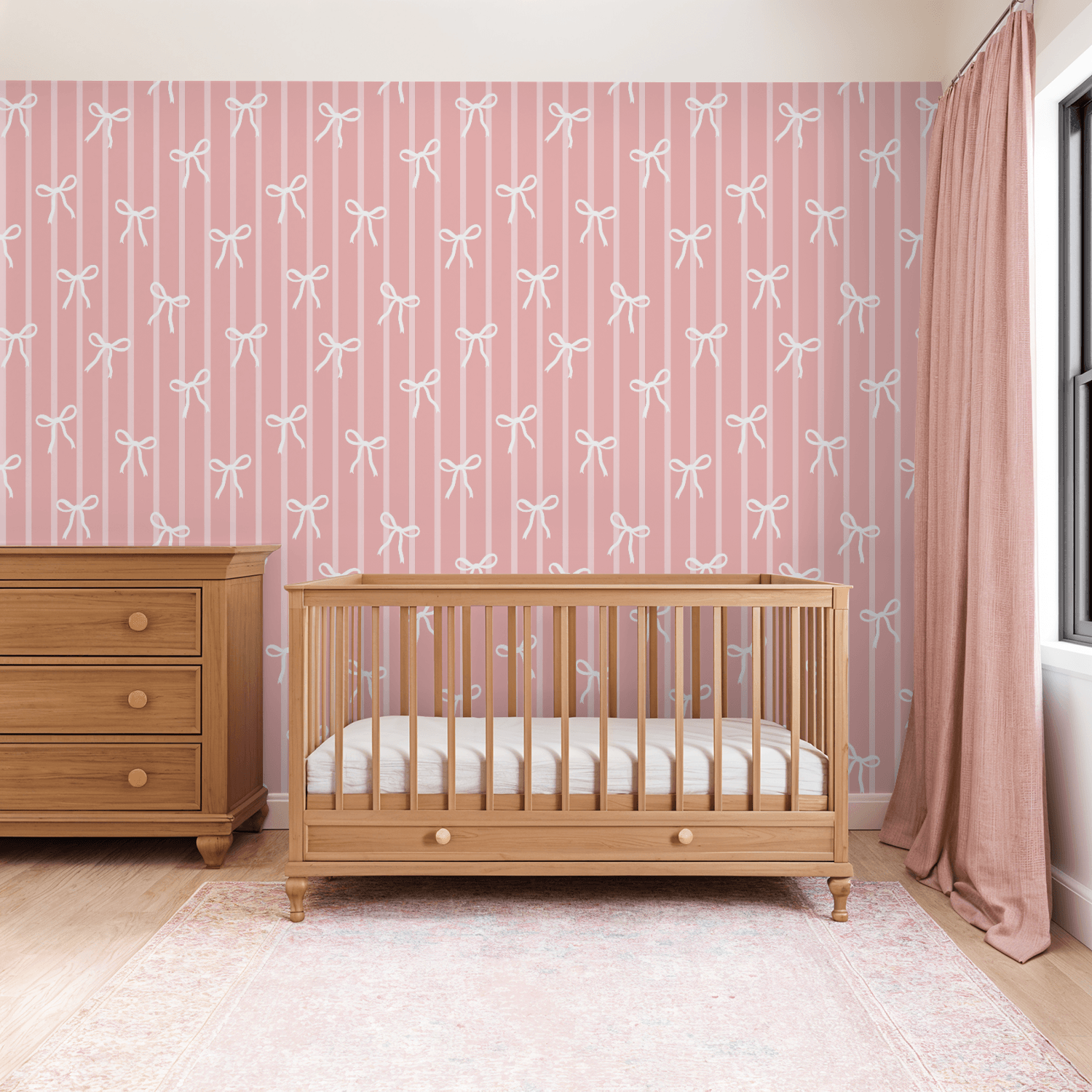 Mackenzie's Ribbons & Bows Wallpaper