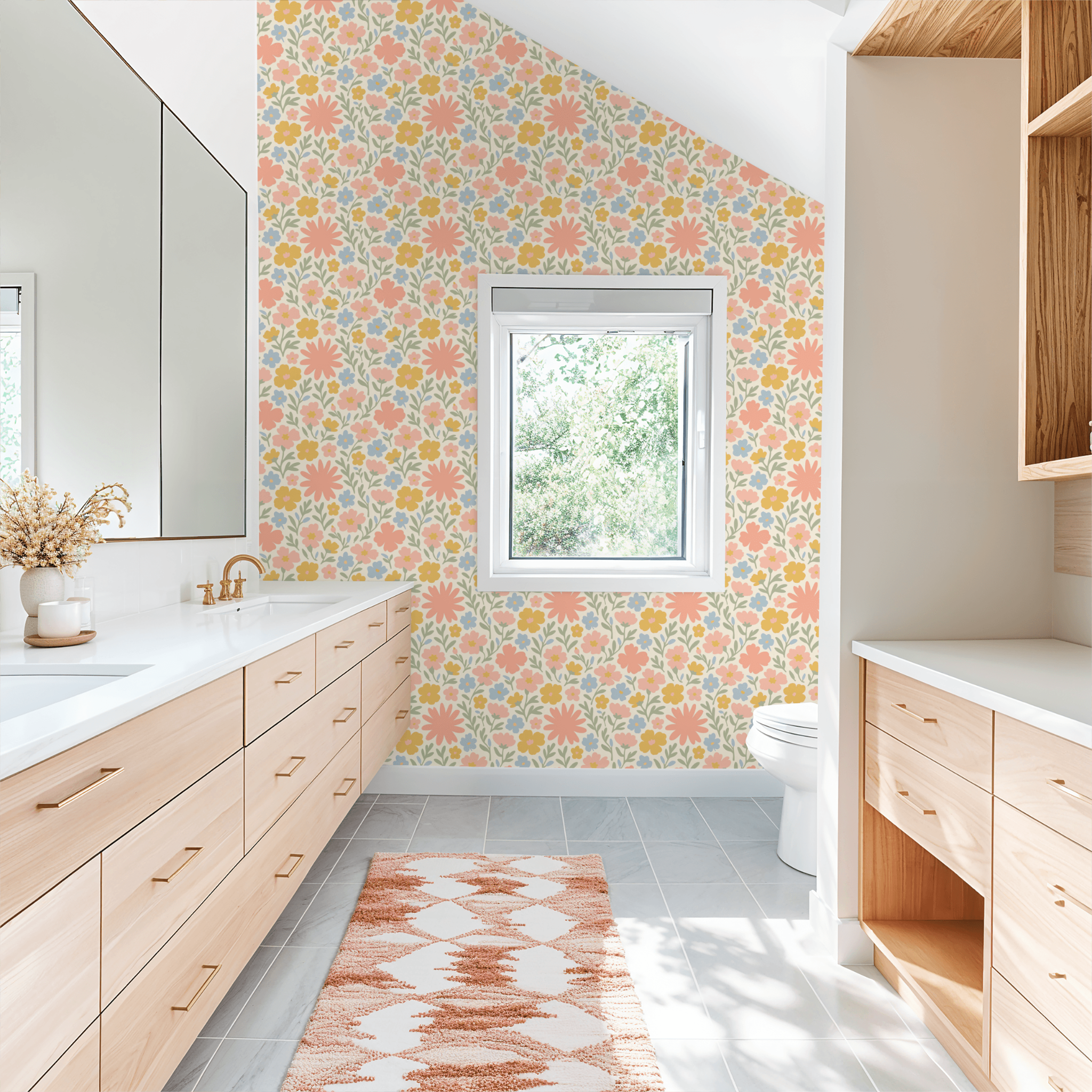 Pastel Meadow (Small) Wallpaper