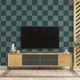 Simply Checker (Teal) Wallpaper sample