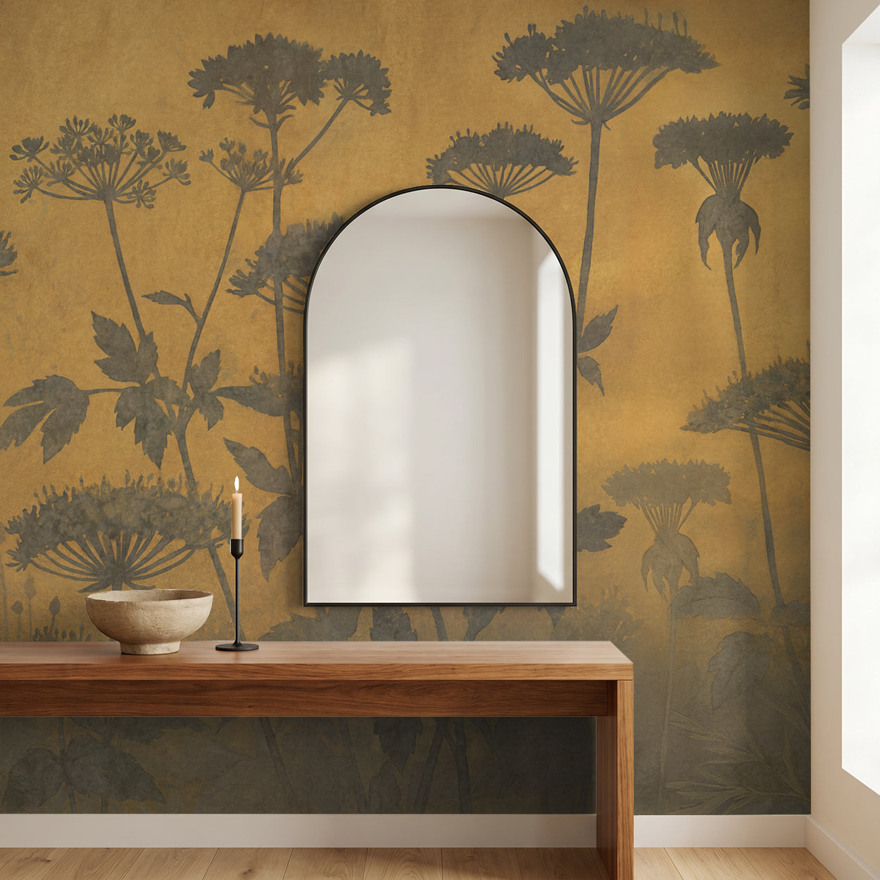 Ember Moors Wallpaper - 8 FT H X 24 FT W Traditional
