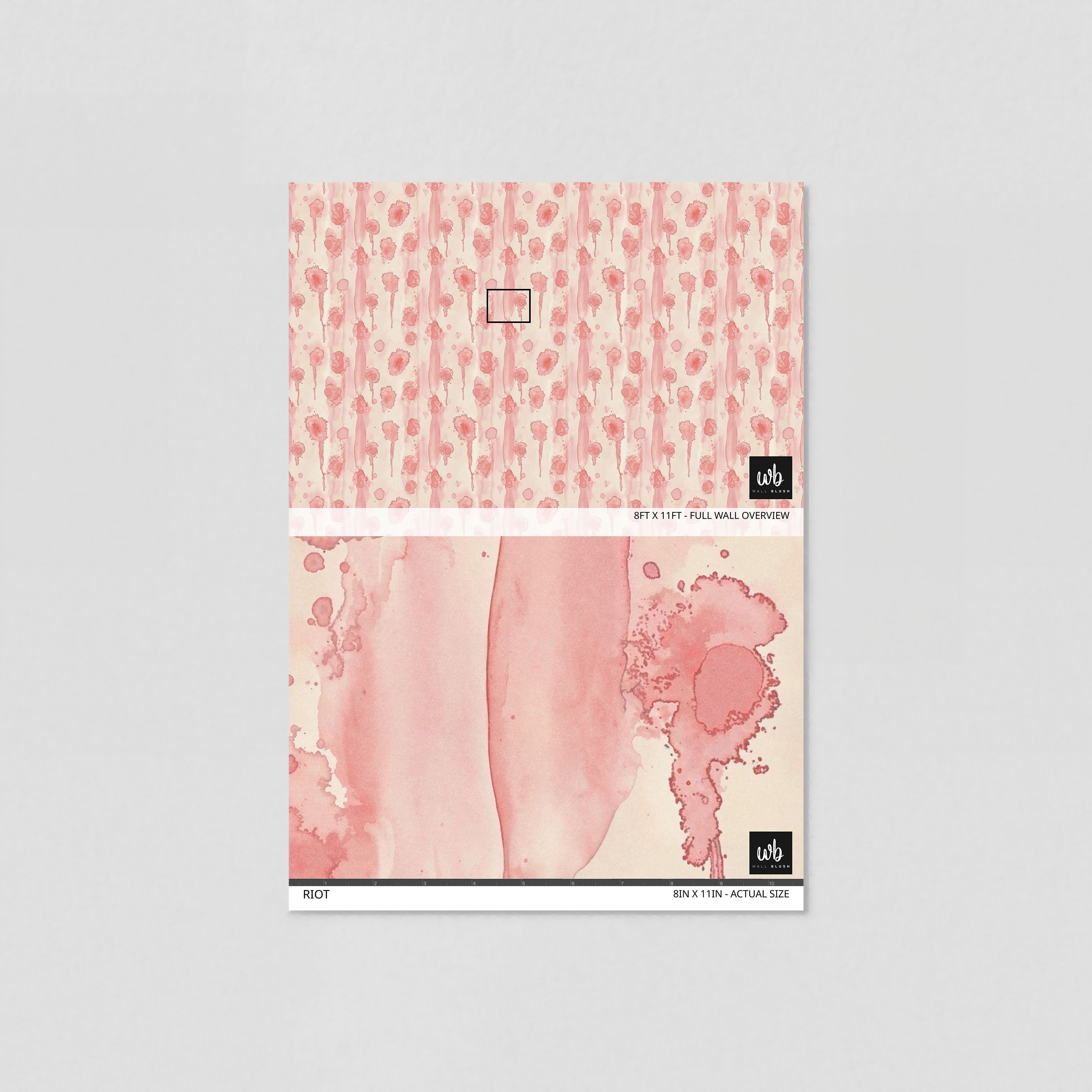 RIOT Wallpaper - 8 FT H X 10 FT W Peel and Stick