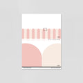 Sample of Playful Pickets (Pink) Wallpaper