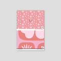 Sample of Playa (Mono Coral) Wallpaper