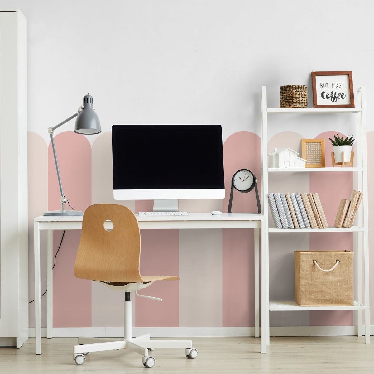 Playful Pickets (Pink) Wallpaper wallpaper photo 3
