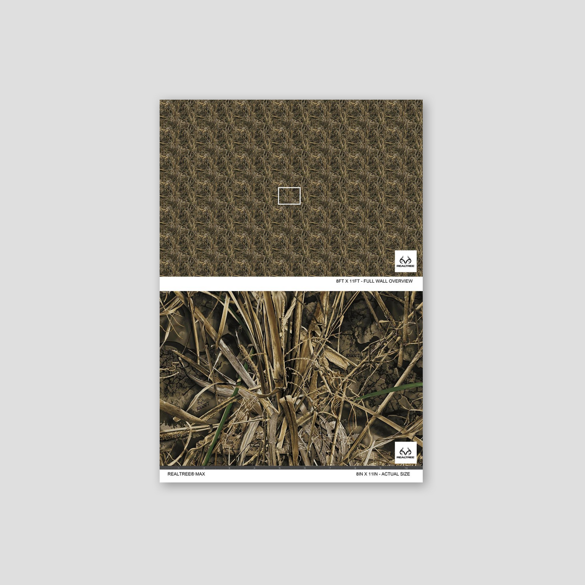 Realtree MAX wallpaper with brown and green reeds and grasses pattern.