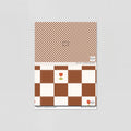 Sample of Brenton's Checkered Tulip (Rust) Wallpaper