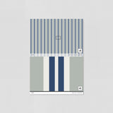 "Wall Blush Crue Wallpaper sample showcasing modern stripe design for home interiors."