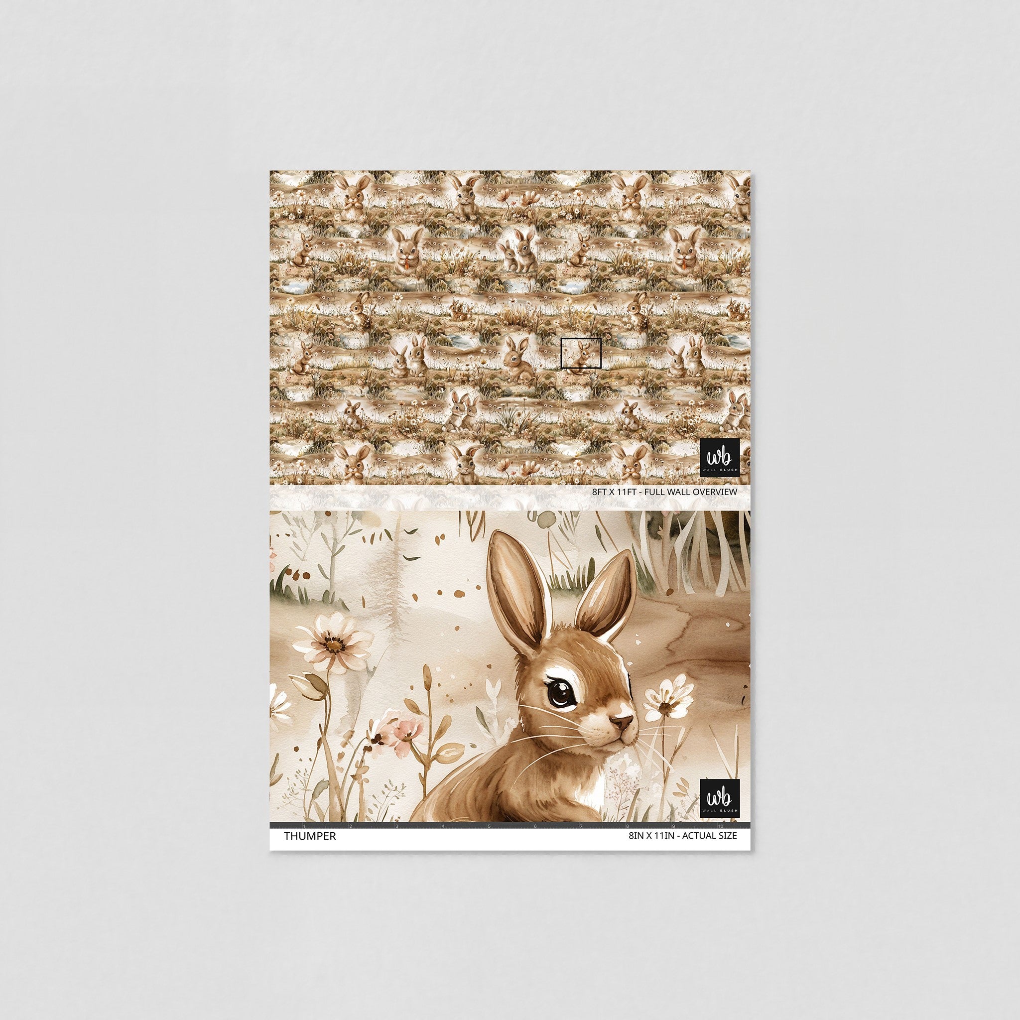 Thumper - Watercolor Bunny Wallpaper