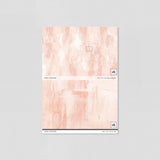 "Coral Cascades Wallpaper sample by Wall Blush, elegant design for home interiors."