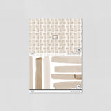 "Dewey Wallpaper by Wall Blush in a modern room, geometric pattern focus, chic home decor"