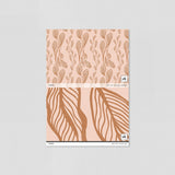"Femme Wallpaper sample by Wall Blush with abstract design for contemporary living room wall decor focus."