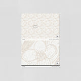 "Dulcia Wallpaper sample by Wall Blush with floral pattern for elegant living room decor focus."