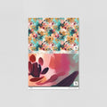 Sample of Zinnia Wallpaper