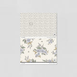 "Wall Blush brand Little Miss Wallpaper floral design for modern living room wall decor focus"