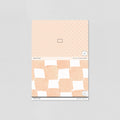 Sample of Peachy Plaid Wallpaper