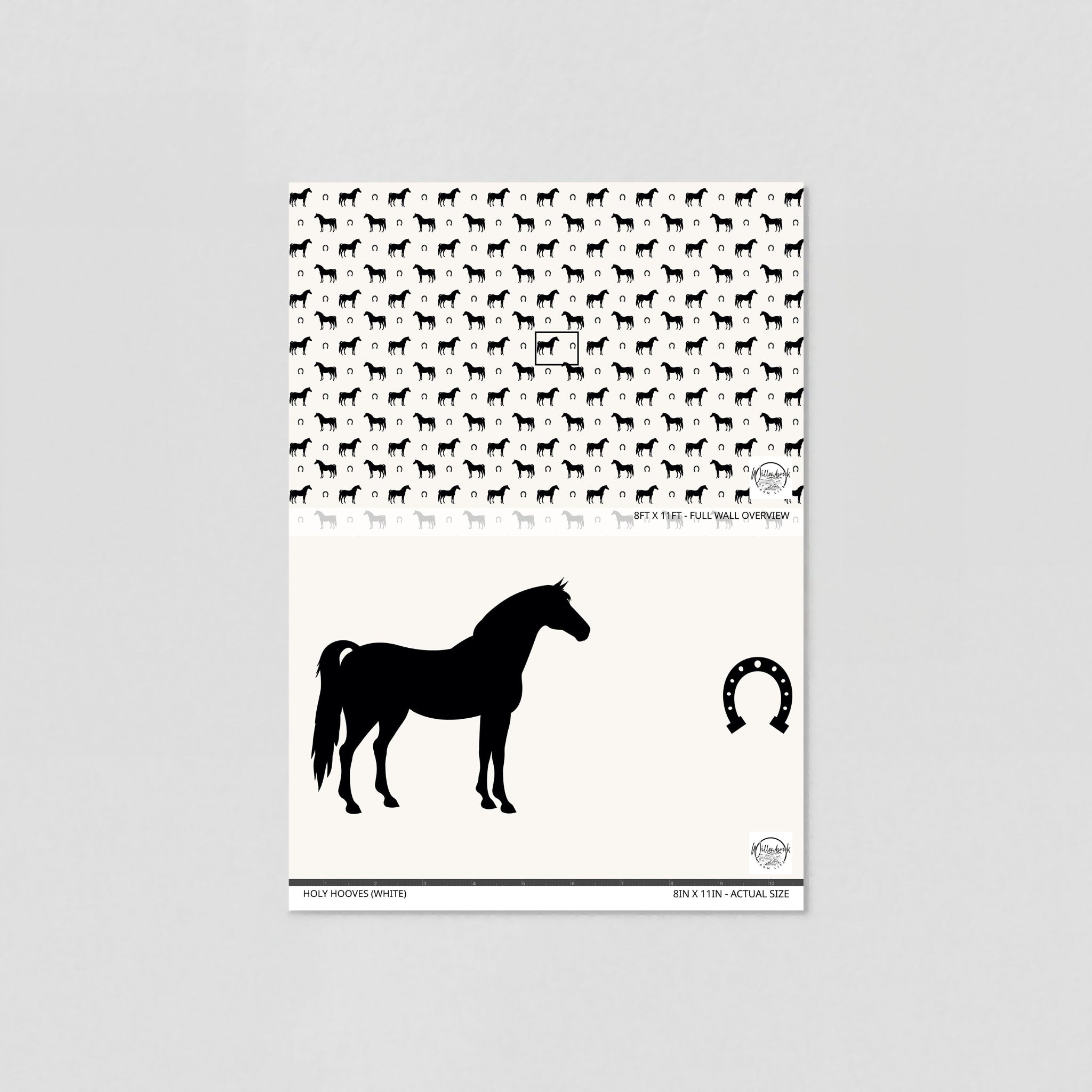 Holy Hooves (White) Wallpaper