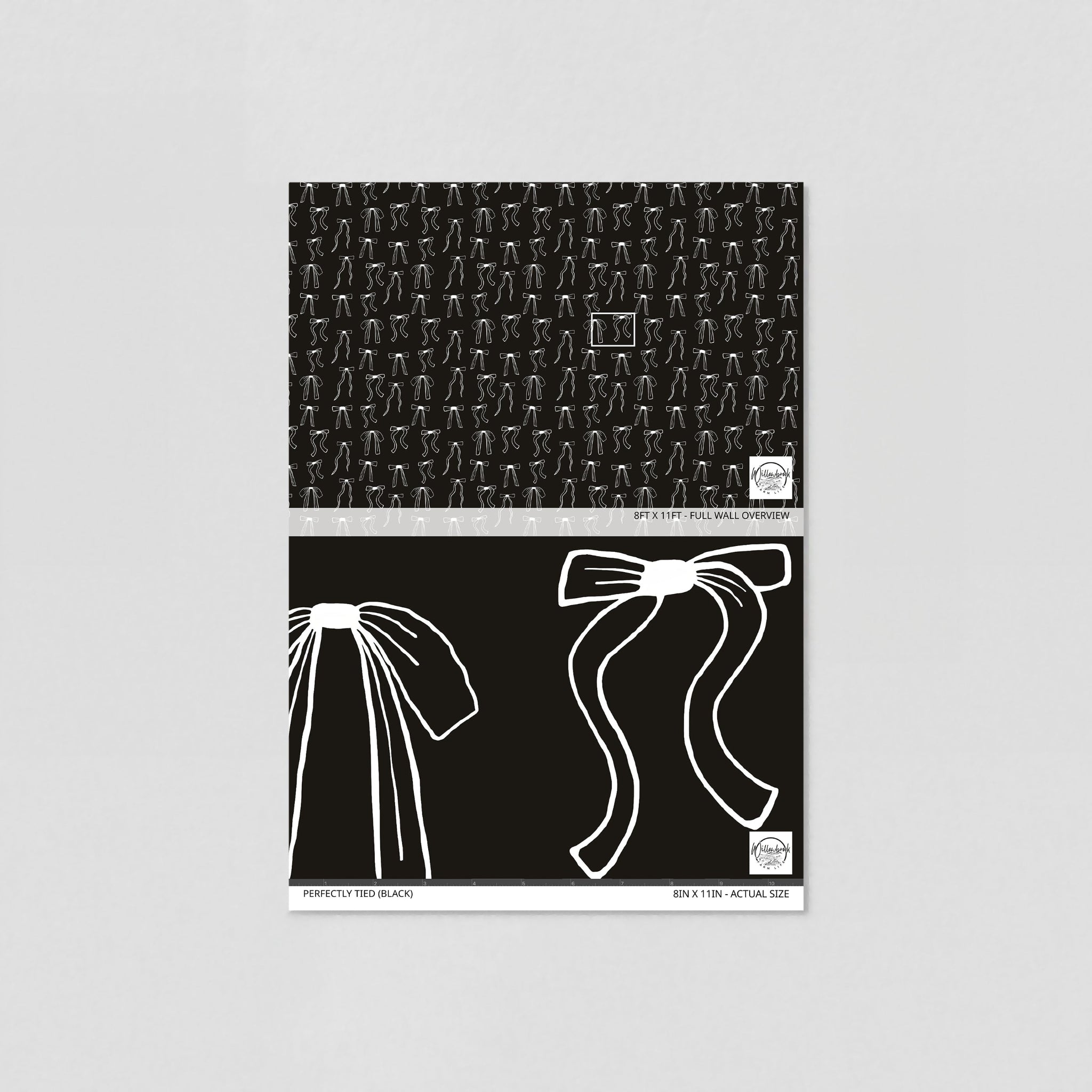 Perfectly Tied (Black) Wallpaper