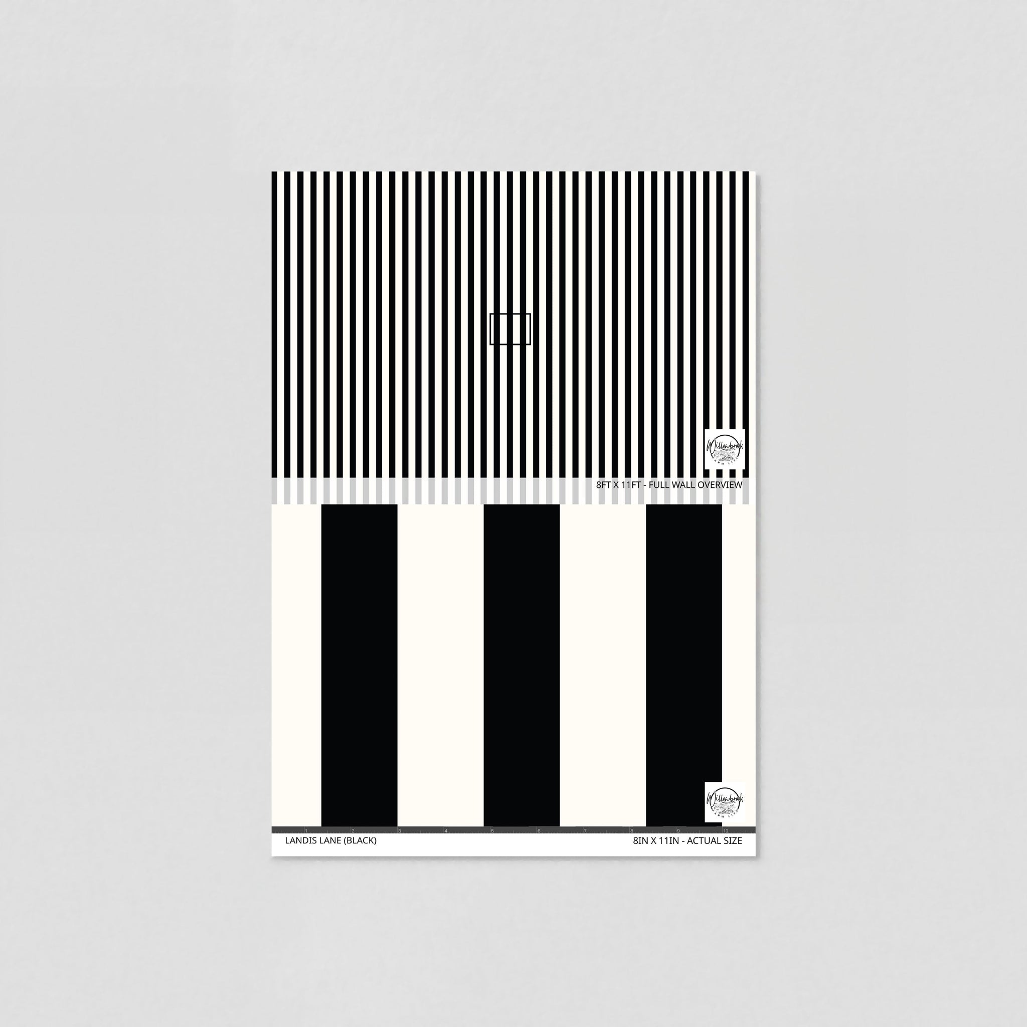 Landis Lane (Black) Wallpaper