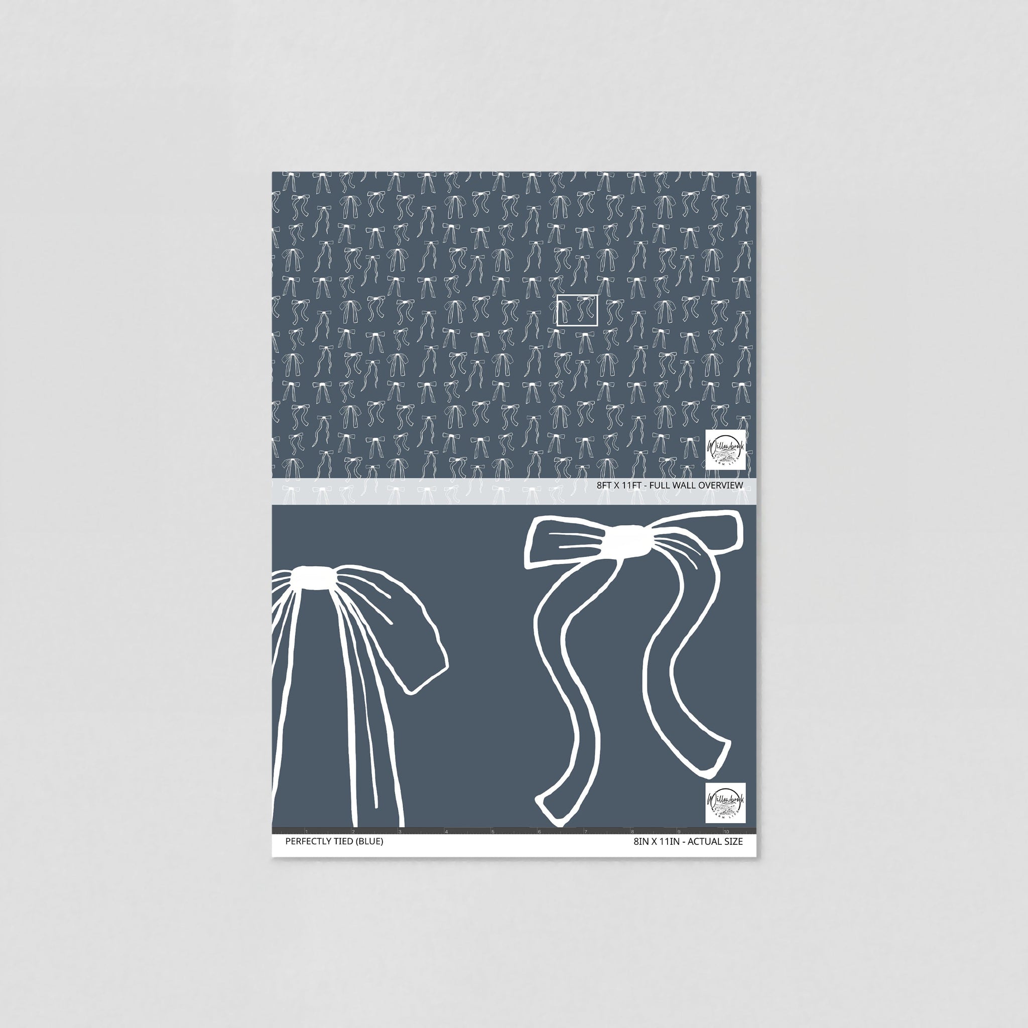 Perfectly Tied (Blue) Wallpaper
