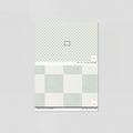 Sample of Woven Check (Light Green) Wallpaper