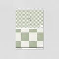 Sample of Woven Check (Green) Wallpaper