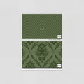 Sample of Farmhouse Revival (Green) Wallpaper
