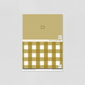 Sample of Willowside Gingham (Yellow) Wallpaper