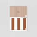 Sample of Landis Lane (Red) Wallpaper