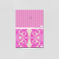 Sample of Jagger Damask (Pink) Wallpaper