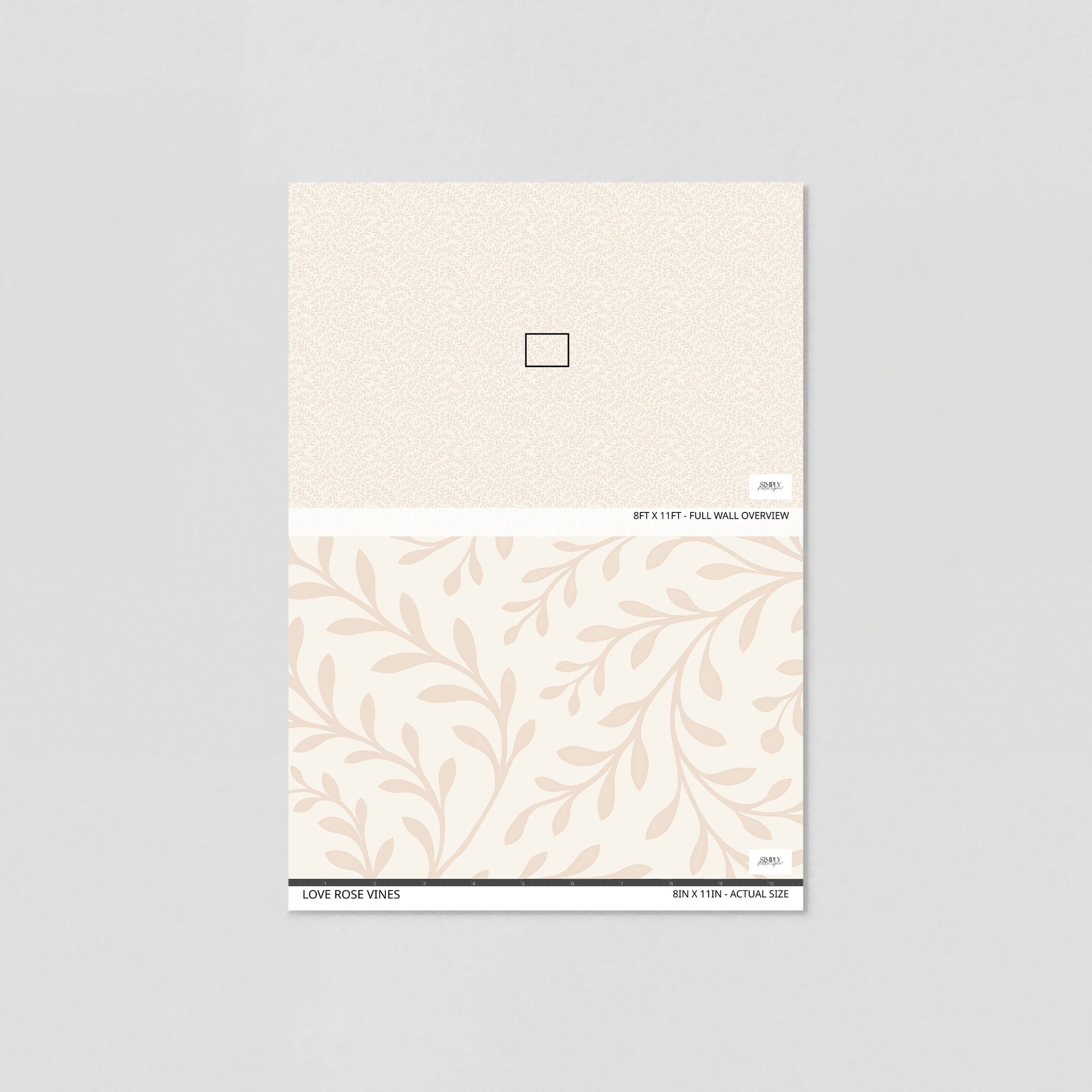 Love Rose Vines Wallpaper