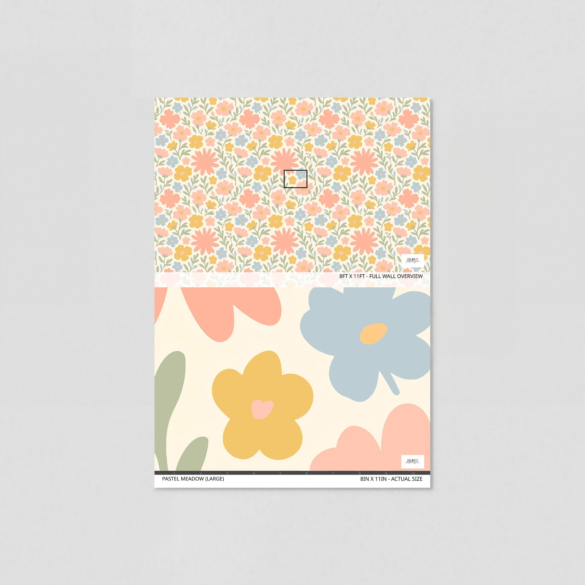 Pastel Meadow (Large) Wallpaper