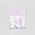 Sample of Avery Lilac Weave Wallpaper