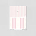 Sample of Petal Soft Scallops (Pink) Wallpaper
