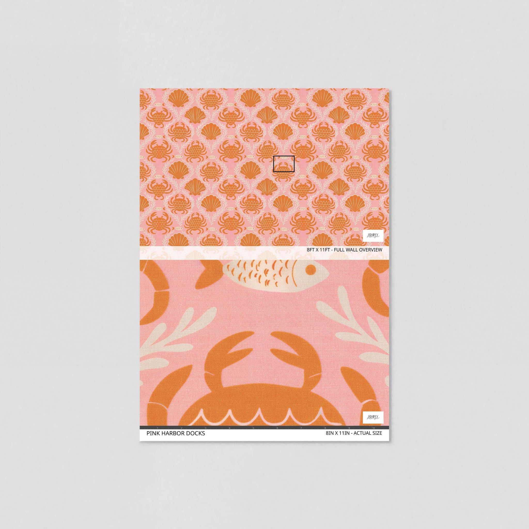 Pink Harbor Docks Wallpaper