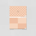 Sample of Simply Checker (Peach) Wallpaper