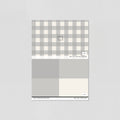 Sample of Simply Gingham Large (Gray) Wallpaper