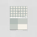 Sample of Simply Gingham Large (Light Teal) Wallpaper
