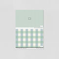 Sample of Simply Gingham Small (Green & Blue) Wallpaper