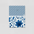 Sample of Bloom There, Done That (Blue) Wallpaper